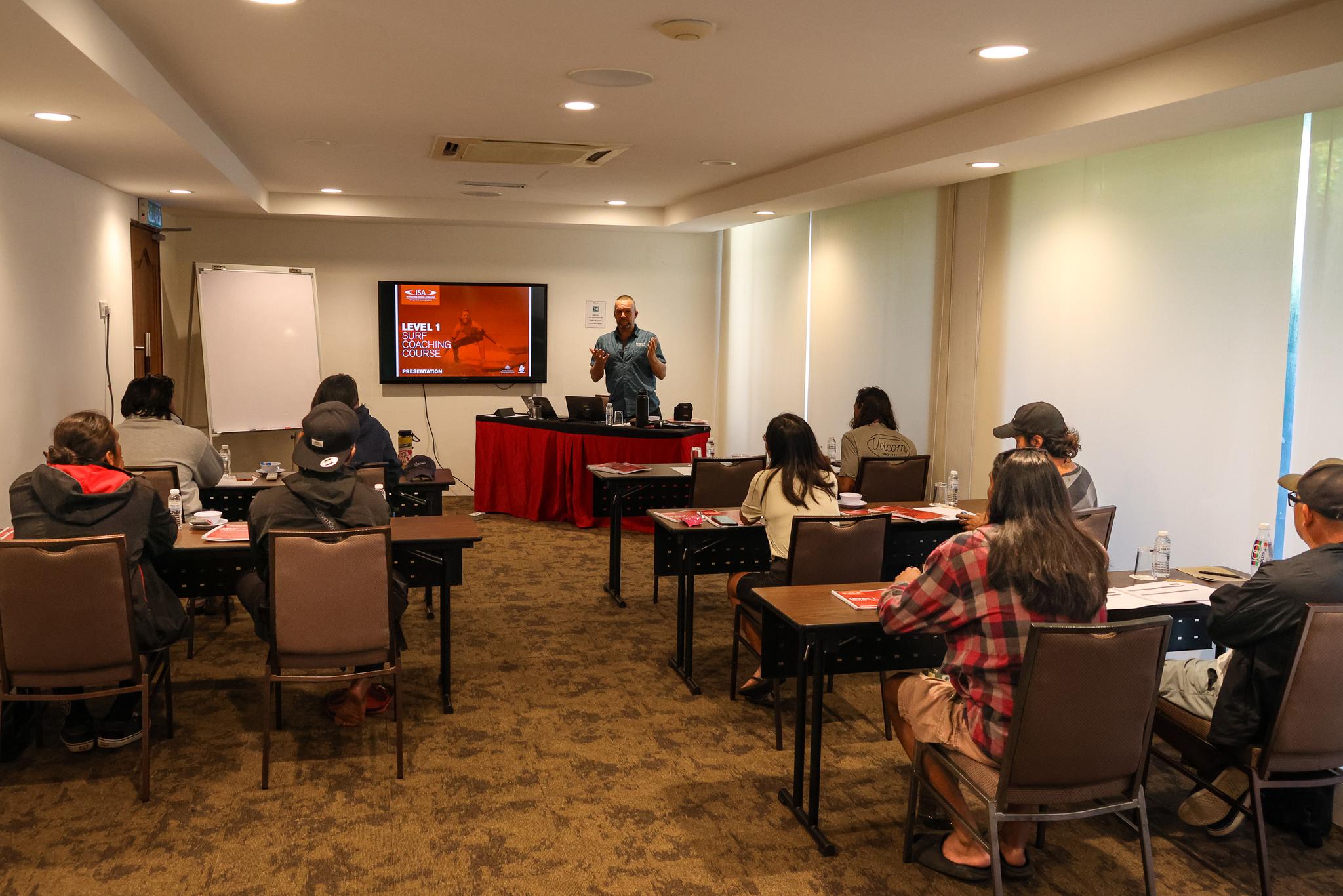 ISA Surf Coaching Level 1 Course Started Today in Cherating, Malaysia