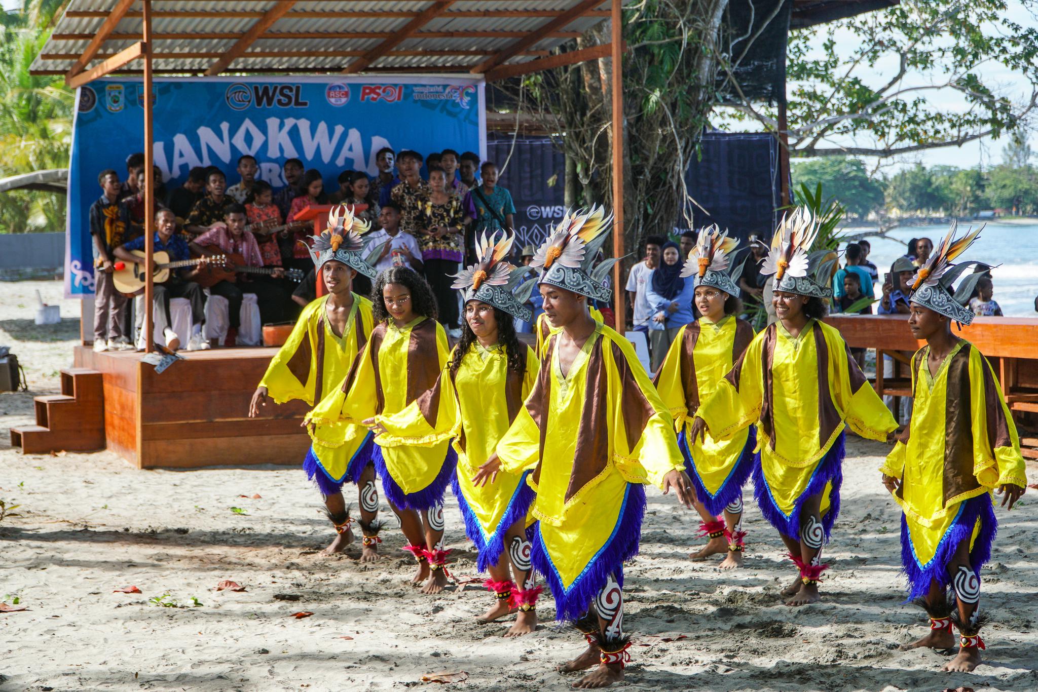 Qualifying Series Competitors See First Action on Day One of Manokwari Pro in West Papua