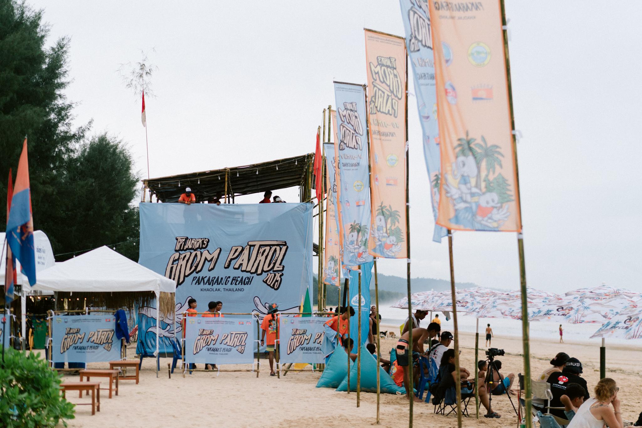 Exciting Action and Amazing Conditions on Day One of Tipi Jabrik’s Grom Patrol Thailand at Pakarang Beach in Khao Lak